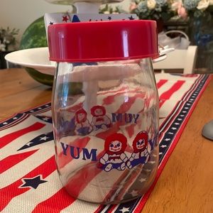 Vintage Carlton Glass Raggedy Anne Cookie Jar